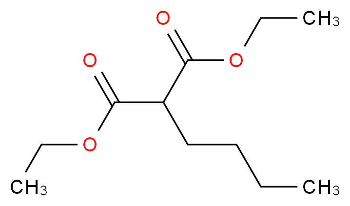 1,3-diethyl 2-butylpropanedioate_分子结构_CAS_133-08-4