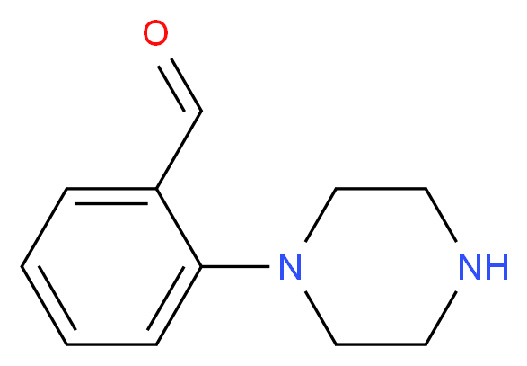 2-Piperazin-1-ylbenzaldehyde_分子结构_CAS_)