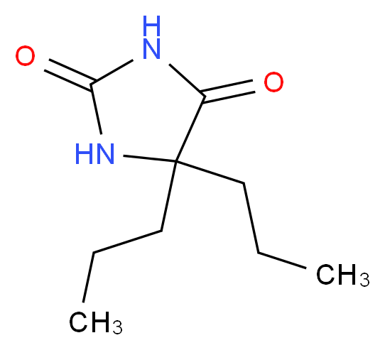 5,5-dipropylimidazolidine-2,4-dione_分子结构_CAS_36033-33-7