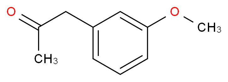 1-(3-methoxyphenyl)propan-2-one_分子结构_CAS_3027-13-2