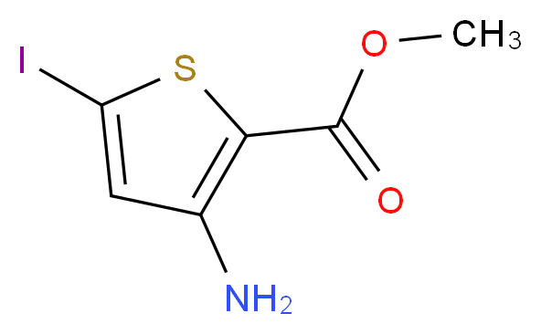 methyl 3-amino-5-iodothiophene-2-carboxylate hydrochloride_分子结构_CAS_)