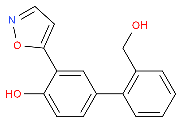 2'-(hydroxymethyl)-3-isoxazol-5-ylbiphenyl-4-ol_分子结构_CAS_)
