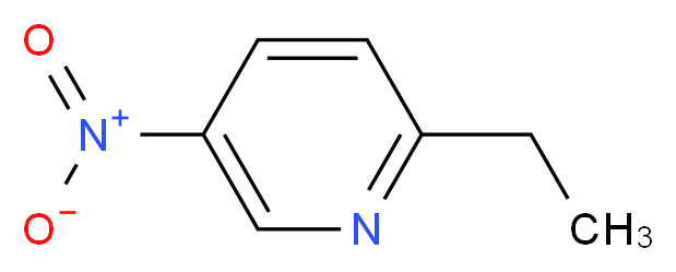 2-ethyl-5-nitropyridine_分子结构_CAS_31557-73-0