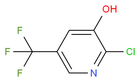 2-chloro-5-(trifluoromethyl)pyridin-3-ol_分子结构_CAS_1196153-98-6