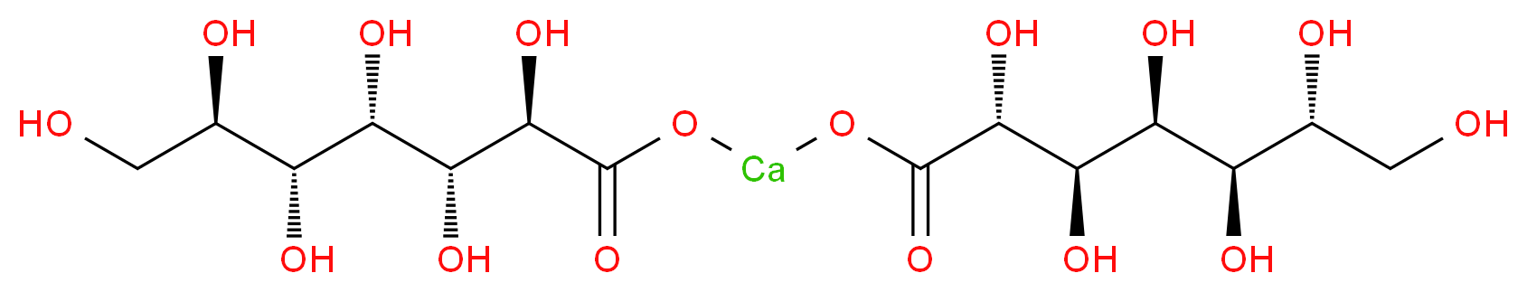 {[(2R,3R,4S,5R,6R)-2,3,4,5,6,7-hexahydroxyheptanoyl]oxy}calcio (2R,3R,4S,5R,6R)-2,3,4,5,6,7-hexahydroxyheptanoate_分子结构_CAS_17140-60-2