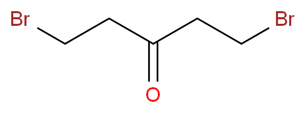 1,5-dibromopentan-3-one_分子结构_CAS_140200-76-6