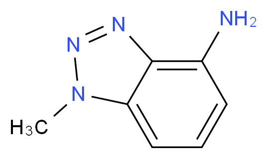 1-methyl-1H-1,2,3-benzotriazol-4-amine_分子结构_CAS_27799-82-2)