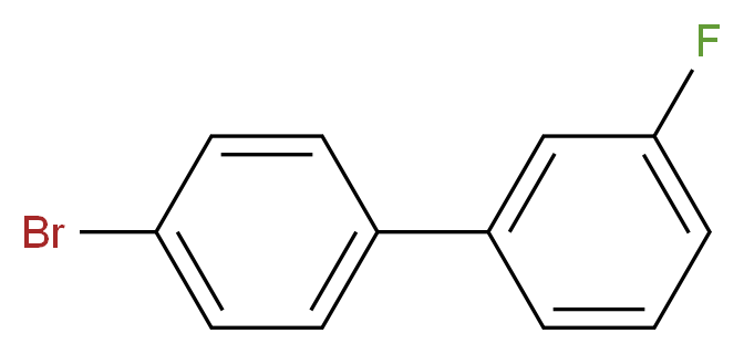 1-(4-bromophenyl)-3-fluorobenzene_分子结构_CAS_40641-65-4