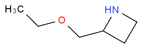 2-(Ethoxymethyl)azetidine_分子结构_CAS_)