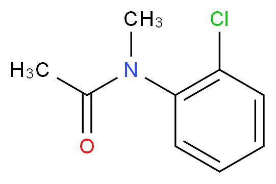 2'-氯-N-甲基乙酰苯胺_分子结构_CAS_74585-34-5)