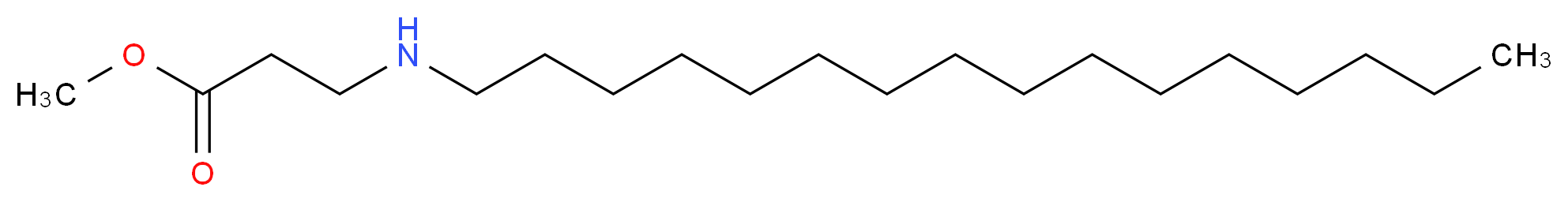Methyl 3-(hexadecylamino)propanoate_分子结构_CAS_)