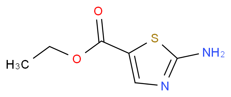 Ethyl 2-amino-1,3-thiazole-5-carboxylate_分子结构_CAS_32955-21-8)