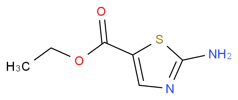 2-amino-thiazole-5-carboxylic acid ethyl ester_分子结构_CAS_32955-21-8)