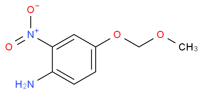 4-(methoxymethoxy)-2-nitroaniline_分子结构_CAS_54029-61-7