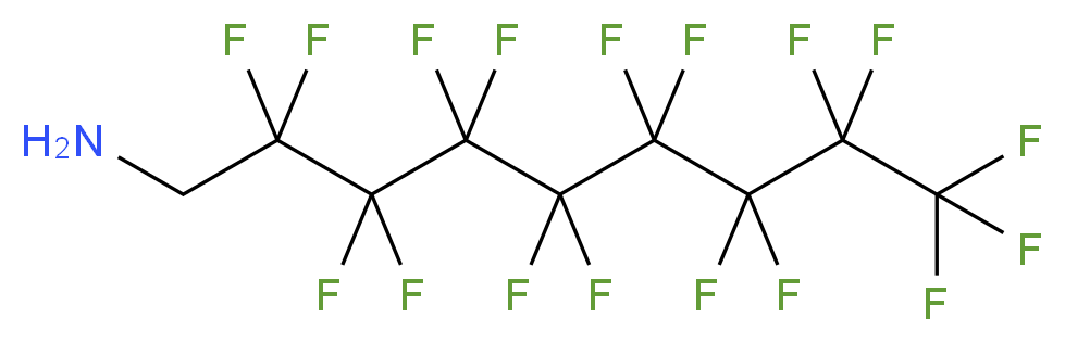 2,2,3,3,4,4,5,5,6,6,7,7,8,8,9,9,9-heptadecafluorononan-1-amine_分子结构_CAS_355-47-5