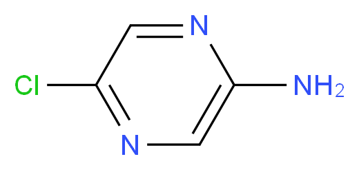 5-chloropyrazin-2-amine_分子结构_CAS_33332-29-5