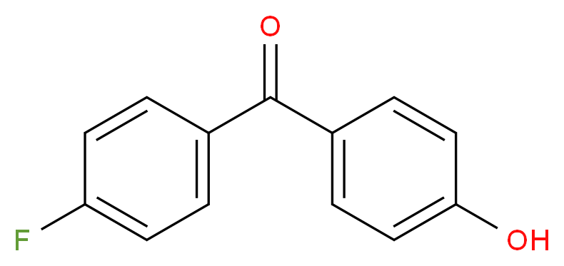 4-Fluoro-4'-hydroxybenzophenone_分子结构_CAS_25913-05-7)