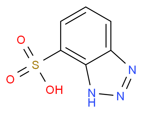 1H-苯并三唑-4-磺酸_分子结构_CAS_26725-50-8)