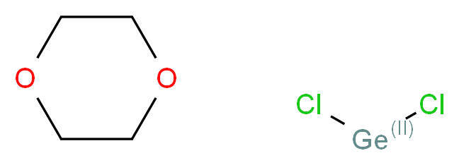 1,4-dioxane; dichlorogermanylidene_分子结构_CAS_28595-67-7