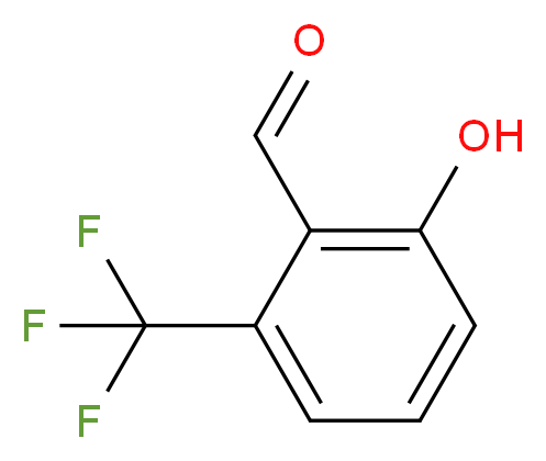 2-hydroxy-6-(trifluoromethyl)benzaldehyde_分子结构_CAS_58914-35-5