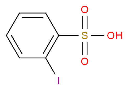 2-Iodobenzenesulfonic acid_分子结构_CAS_63059-25-6)