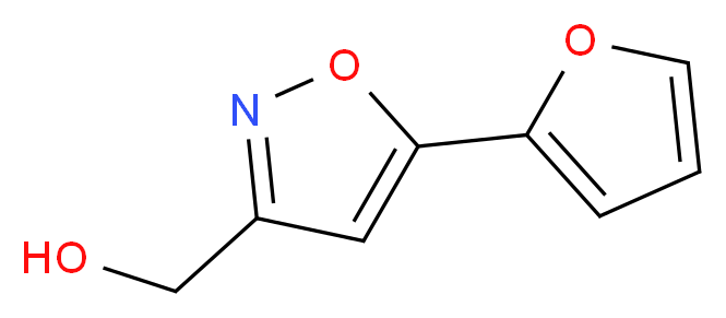 [5-(2-Furyl)isoxazol-3-yl]methanol 97%_分子结构_CAS_852180-63-3)