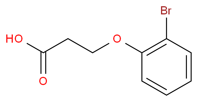 3-(2-bromophenoxy)propanoic acid_分子结构_CAS_165538-35-2)