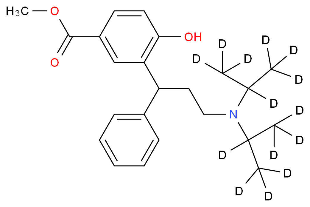 N,N-Diisopropyl-d14-3-[(5-methoxycarbonyl)-2-hydroxy)phenyl]-3-phenyl-propylamine_分子结构_CAS_1189439-59-5)