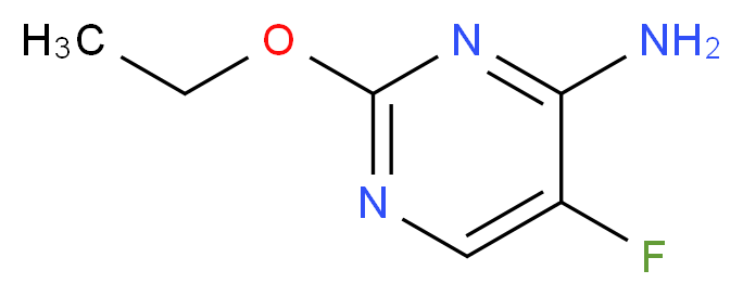 2-Ethoxy-5-fluoropyrimidin-4-amine_分子结构_CAS_56076-21-2)