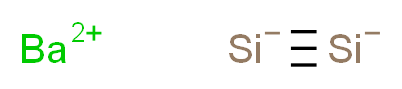 barium(2+) ion disilyne_分子结构_CAS_1304-40-1