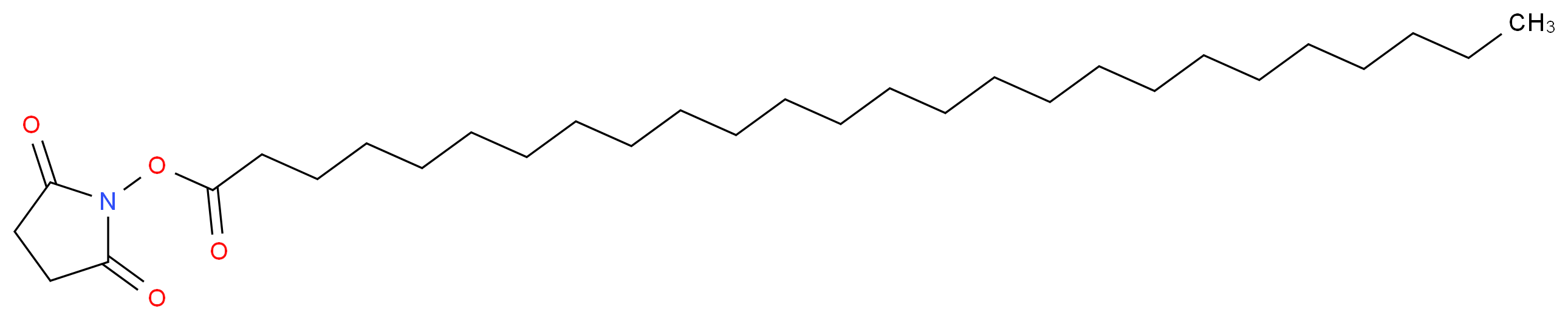 2,5-dioxopyrrolidin-1-yl hexacosanoate_分子结构_CAS_22102-68-7