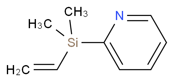 2-(二甲基乙烯基硅)吡啶_分子结构_CAS_321155-39-9)