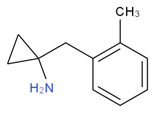 1-(2-methylbenzyl)cyclopropanamine_分子结构_CAS_91245-68-0)