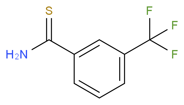 3-(trifluoromethyl)benzene-1-carbothioamide_分子结构_CAS_)