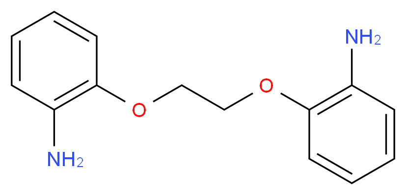 2-[2-(2-aminophenoxy)ethoxy]aniline_分子结构_CAS_52411-34-4