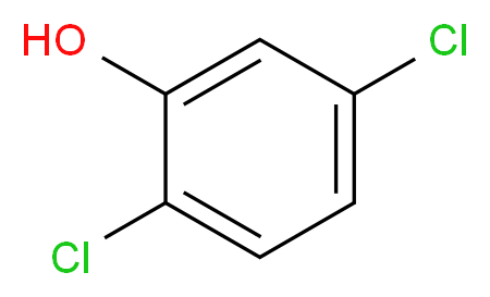 2,5-dichlorophenol_分子结构_CAS_583-78-8