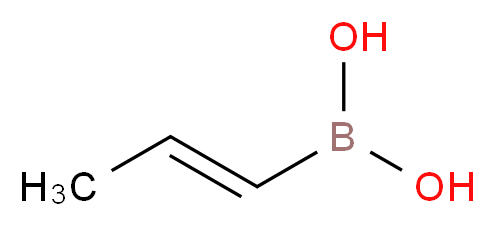 TRANS-1-PROPEN-1-YLBORONIC ACID_分子结构_CAS_7547-97-9)