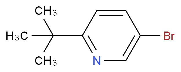 5-Bromo-2-tert-butylpyridine_分子结构_CAS_39919-58-9)