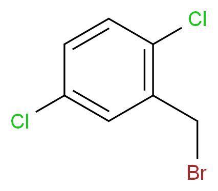 2-(bromomethyl)-1,4-dichlorobenzene_分子结构_CAS_85482-13-9