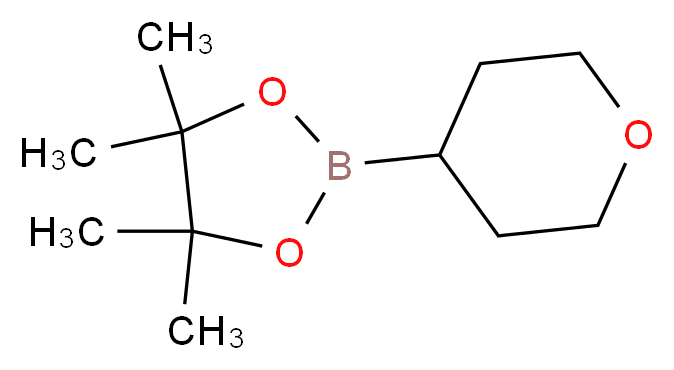 4-(4,4,5,5-tetramethyl-1,3,2-dioxaborolan-2-yl)tetrahydropyran_分子结构_CAS_1131912-76-9)