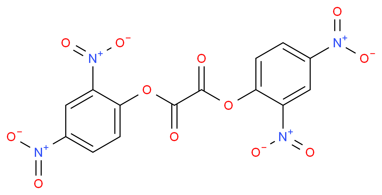 bis(2,4-dinitrophenyl) oxalate_分子结构_CAS_16536-30-4