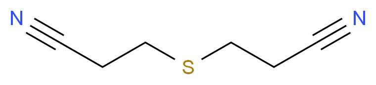 3-[(2-cyanoethyl)sulfanyl]propanenitrile_分子结构_CAS_)