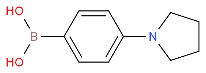 (4-PYRROLIDIN-1-YLPHENYL)BORONIC ACID_分子结构_CAS_229009-41-0)