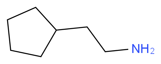 2-cyclopentylethanamine_分子结构_CAS_5763-55-3)