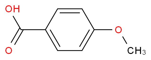 4-methoxybenzoic acid_分子结构_CAS_100-09-4