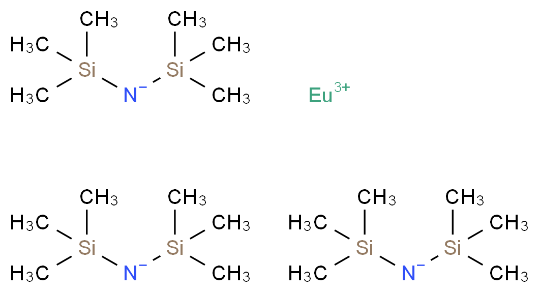 三[N,N-双(三甲基硅烷)胺]铕(III)_分子结构_CAS_35789-02-7)