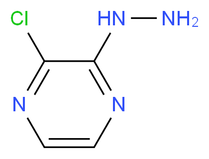 2-Chloro-3-hydrazinopyrazine_分子结构_CAS_63286-28-2)