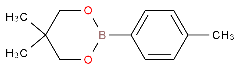 5,5-DiMethyl-2-(p-tolyl)-1,3,2-dioxaborinane_分子结构_CAS_380481-66-3)