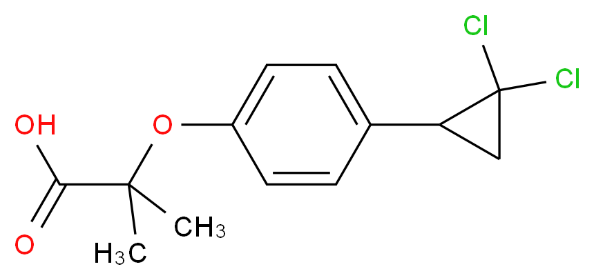 Ciprofibrate_分子结构_CAS_52214-84-3)