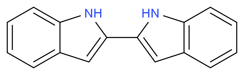 2-(1H-indol-2-yl)-1H-indole_分子结构_CAS_40899-99-8